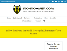 Tablet Screenshot of ironroamer.com